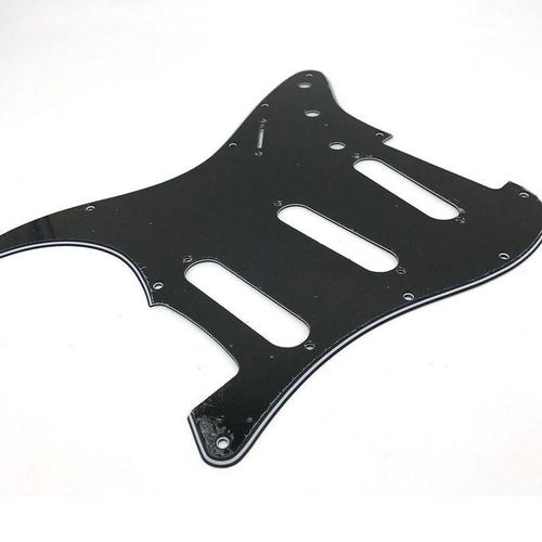 MT ST Electric Guitar Pickguard Scratch Plate For Fender Strat Stratocaster-black