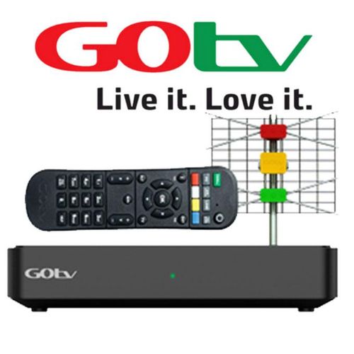 Gotv Decoder + Grid Antenna-Black