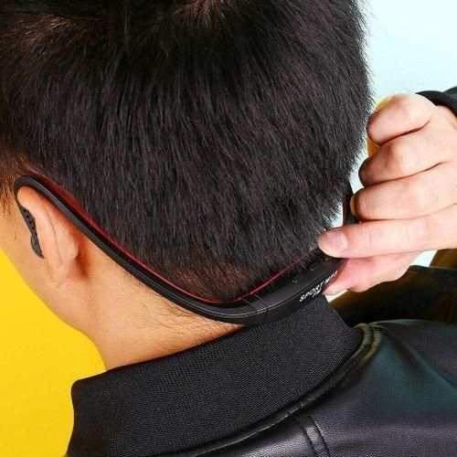 Red Wireless Bluetooth Card FM Headphones