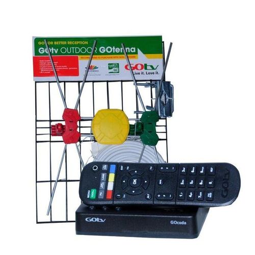 Gotv Decoder + Grid Antenna-Black