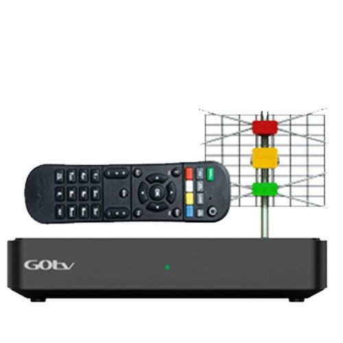 Gotv Decoder + Grid Antenna-Black