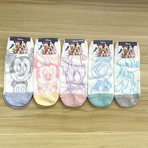 Duck Disney Sketch Socks Mickey Cartoon Donald Cartoon