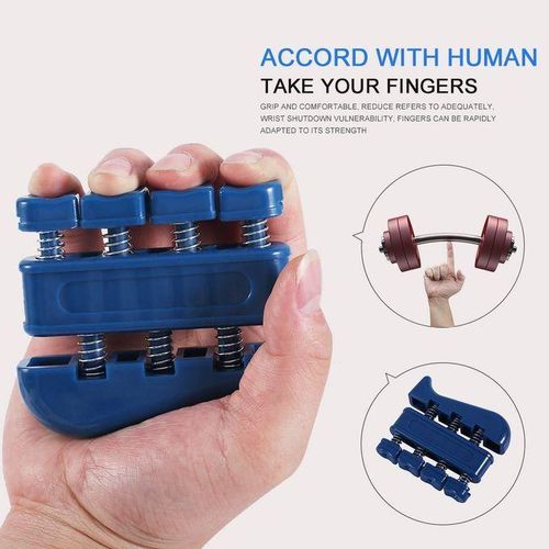 MT Fingers Strength Exerciser Heavy Wrist Tension Extend Hand Master Trainning-blue