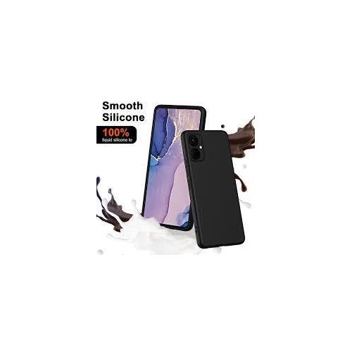 Tecno Camon 19 Pro And Camon 19 Neo Luxury Soft Rubber Liquid Silicone Skin Touch Feel Cover Case Black