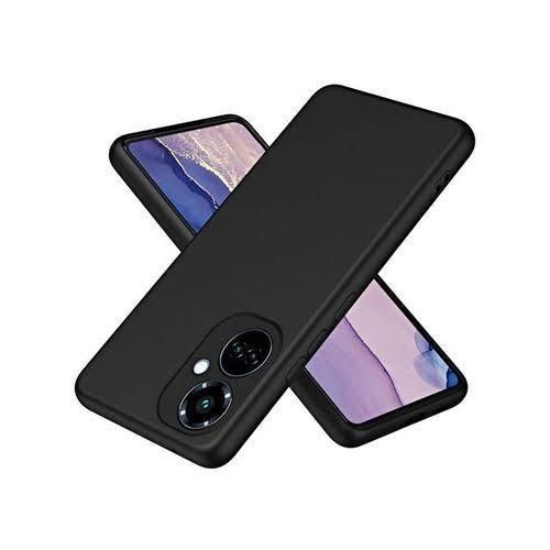 Tecno Camon 19 Pro And Camon 19 Neo Luxury Soft Rubber Liquid Silicone Skin Touch Feel Cover Case Black