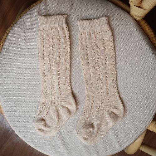 Big Knee Sock Bow Summer Socks Floral Girls Baby Long High