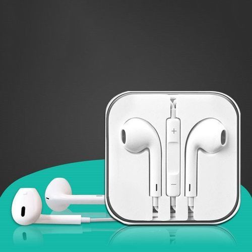 High Quality Wire Earphones For All Phones -White