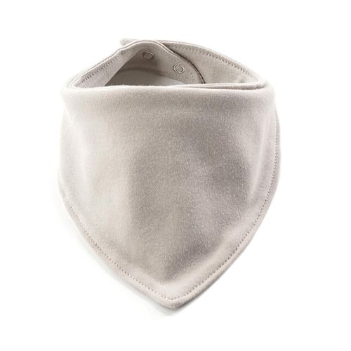 Cotton Bandana Bibs Solid Color Baby Triangular Neck Scarf Drool Bibs for Girl Boys Drooling and Teething 28*32cm New,Light Grey NO5111