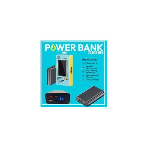 Mr. Big 20000mAh Super Fast Charging Power Bank PD 22.5W - Black