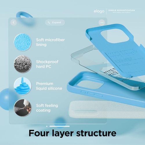 IPhone 11 12 13 14 15 Pro Max Cute Silicone Phone Covers-Blue
