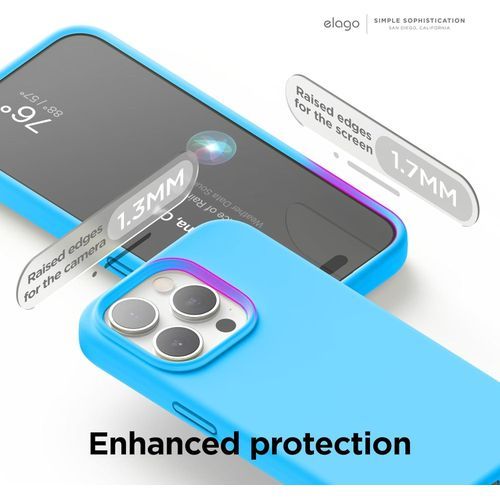 IPhone 11 12 13 14 15 Pro Max Cute Silicone Phone Covers-Blue