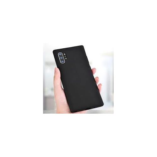 Samsung Galaxy Note10, Note 10 Plus Case, Silicone Back Protective Cover-Black