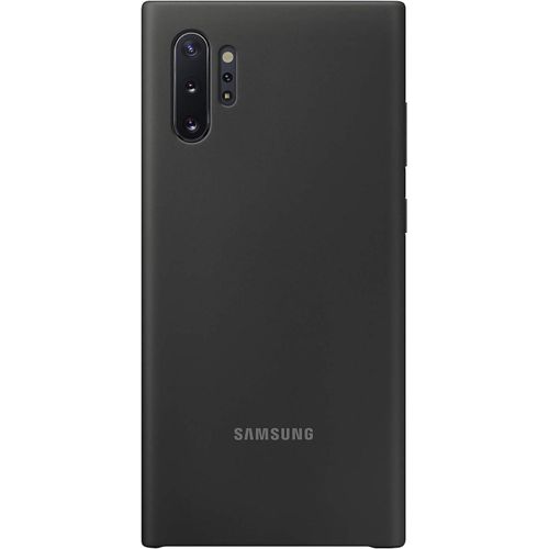 Samsung Galaxy Note10, Note 10 Plus Case, Silicone Back Protective Cover-Black