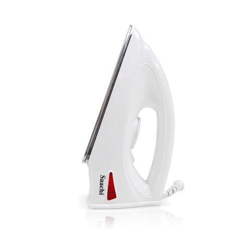 Saachi Good Quality Dry Iron With Aluminium Sole Plate-White