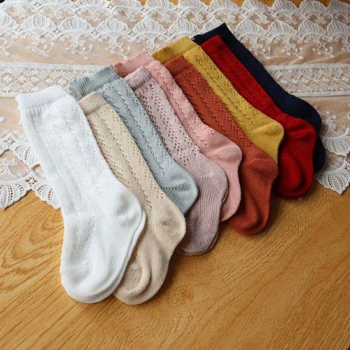 Girls Baby Summer For Knee High Kids Socks Long 0-7Years
