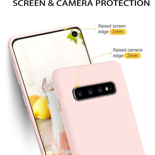 Samsung Galaxy S10e, S10, S10 Plus, S10 5G Silicone Case-Pink