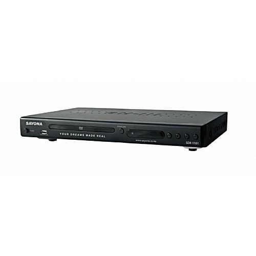 Sayona DVD Player With HDMI Port - Black