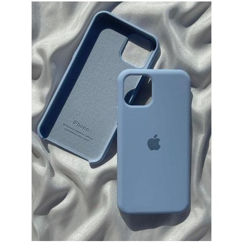 Apple For IPhone 11 / IPhone 12 / IPhone 13 / IPhone 14 And Pro Max Series Phone Cover For Screen Protection And Unique Camera Protection Durable Original Silicone Phone Case Designed Sky Blue