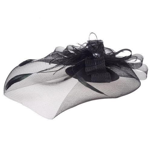 Black Veil Hair Clip Mini Top Hat Cosplay