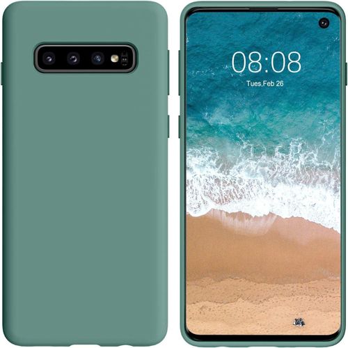 Samsung Galaxy S10e, S10, S10 Plus, S10 5G Silicone Case-Army Green.