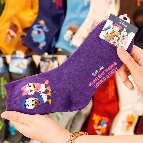 Minnie Ladies Mickey Donald Socks Disney Casual Cartoon