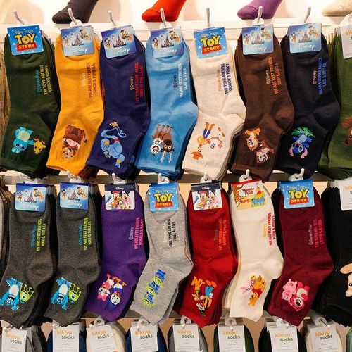 Minnie Ladies Mickey Donald Socks Disney Casual Cartoon