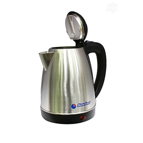 Simbaland Stainless Steel Electric Kettle - Silver,Black.