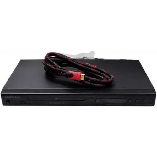 Sayonapps DVD Player With High Compatibility With A Free HDMI Cable-Black