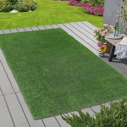 Fake Grass Turf Rug Carpet Green