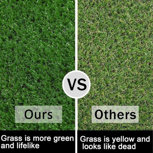 Fake Grass Turf Rug Carpet Green