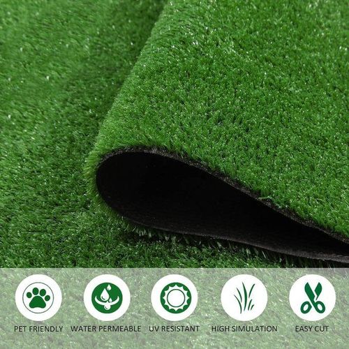 Fake Grass Turf Rug Carpet Green