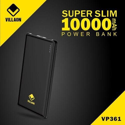 VILLAON Smart Fast Charging 20000mAh Power Bank - Black