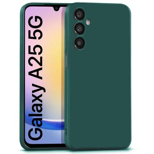Samsung Galaxy A20, A21, A22 4G, A23, A24, A25 Silicon Phone Cover Case-Green