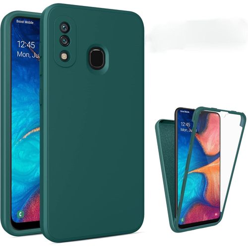 Samsung Galaxy A20, A21, A22 4G, A23, A24, A25 Silicon Phone Cover Case-Green
