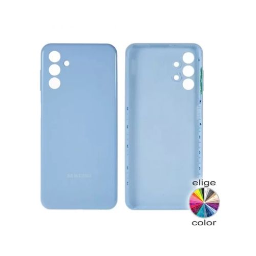 Samsung Galaxy A15 5G Silicone Case , Liquid Gel Rubber Bumper Case With Soft Microfiber Lining Cushion Slim Hard Shell Shockproof Protective Cover For Samsung Galaxy A15 5G  -Light Cyan