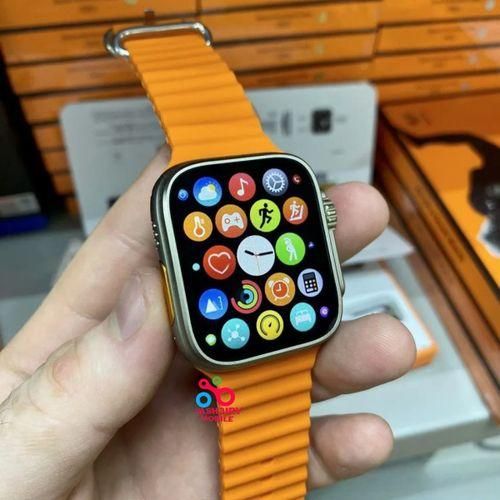 Plus Ultra Smart Watch,Iphone, Android- Biggest Screen 49 MM,The Highest Reselution-Band Lock-Orange