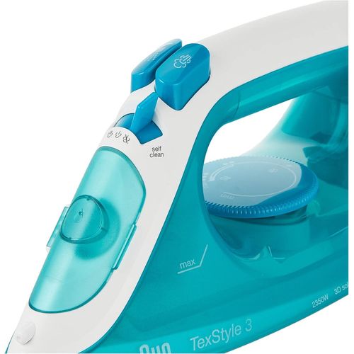 Braun TexStyle 3 2350W Steam Iron Ceramic Coating Self Clean Spray And Vertical SI3041GR- Torquoise.(1 YR WRTY)