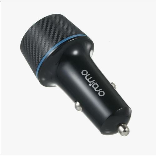 Oraimo Car Charger High Quality Fast Charging Dual USB Port Without USB Cable Black