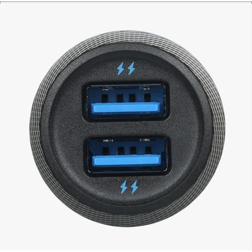 Oraimo Car Charger High Quality Fast Charging Dual USB Port Without USB Cable Black