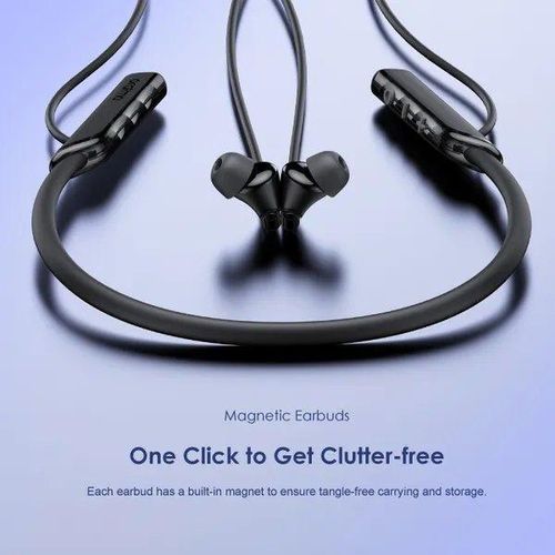 Oraimo Neckband Lite Call Vibration Wireless Headphones - Black
