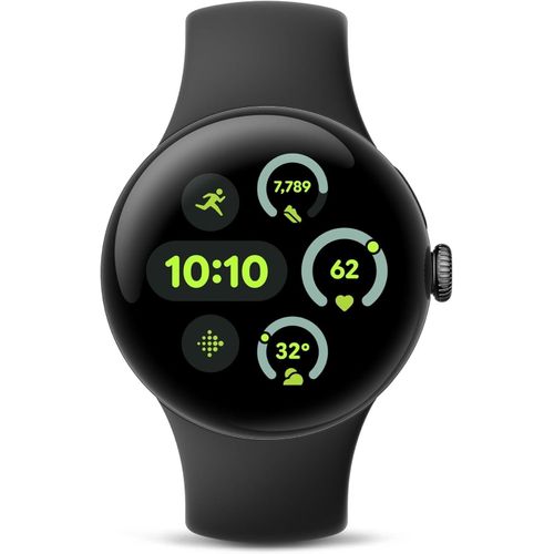 Google Pixel Watch 3 (41mm) Android Smartwatch With Fit Bits - Black