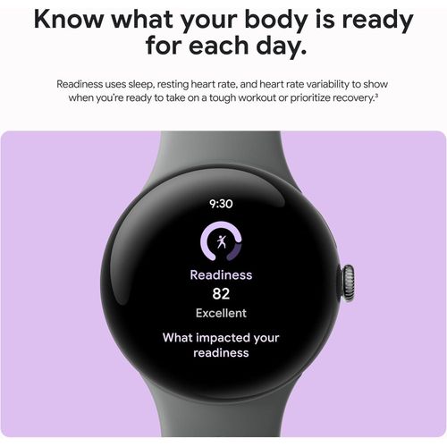 Google Pixel Watch 3 (41mm) Android Smartwatch With Fit Bits - Black