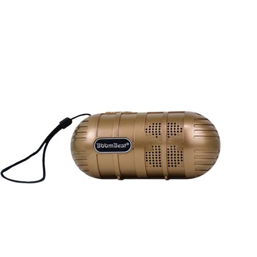 BoomBest LN-860BT Music Player Bluetooth Portable Wireless Speaker - Brown