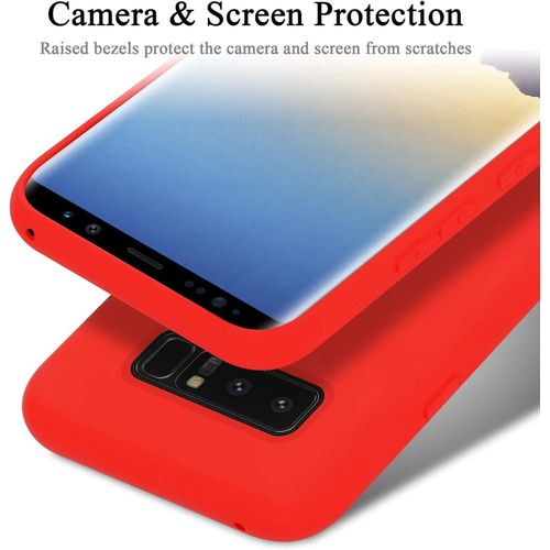 Samsung Galaxy Note 8, Note 9 Silicone Phone Cover-Red