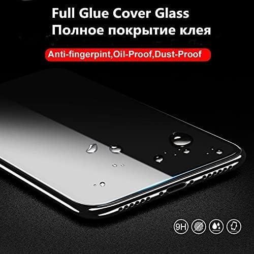 Samsung Galaxy M01 M01s M01 Core M11 M21 M21s M31 M31s M51 Full Adhesive Glass Screen Protector - Black