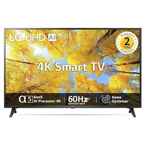 LG 55" UHD 4K Ai ThinQ Smart Digital Webos TV - Black