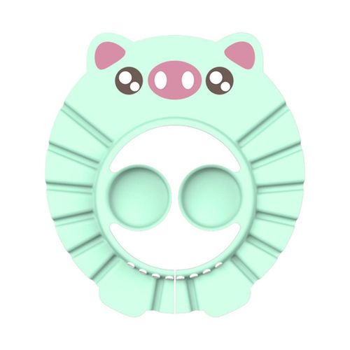 3 Pcs Baby Shower Shampoo Cap Hat Adjustable Wash Hair Shield Safe for Children New,Pig NO5116