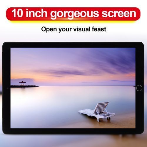 C Idea 10 Inch Tablet PC RAM 4GB +ROM 128GB WiFi Bluetooth GPS Game -golden