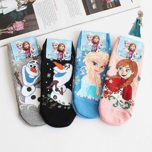 Girl Socks Elsa Disney Frozen Frozen Cartoon