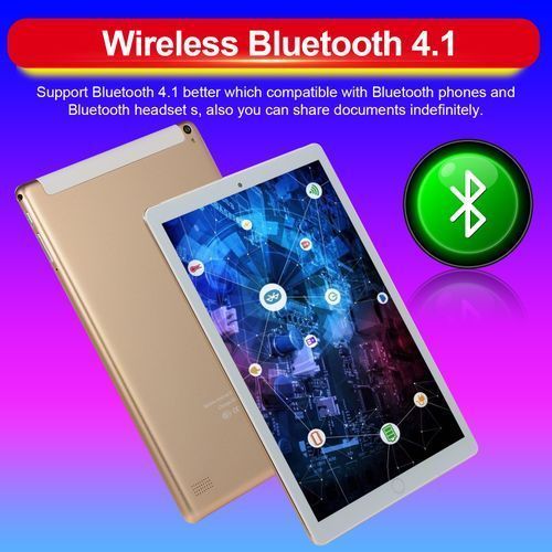 C Idea 10 Inch Tablet PC RAM 4GB +ROM 128GB WiFi Bluetooth GPS Game -golden